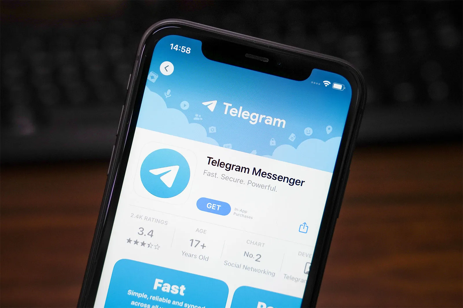 Telegram password